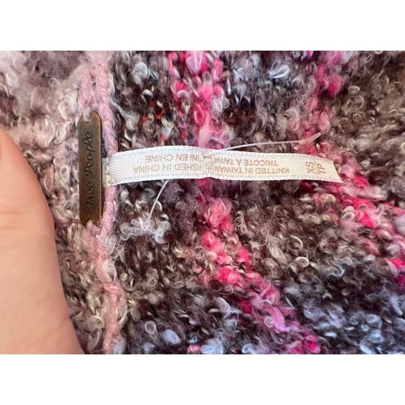 Free People Gather Me Close Multicolor Knit Cardigan size XS - Picture 7 of 11